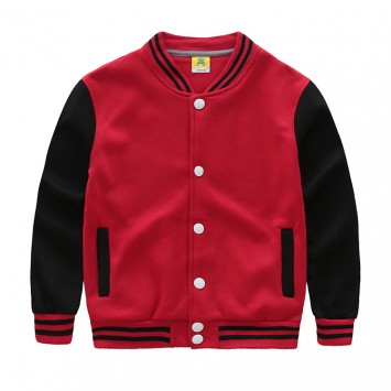 BFSH801#儿童款韩国超柔水貂绒棒球服