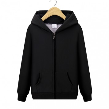 SGYY307#超柔莫代尔带帽拉链卫衣