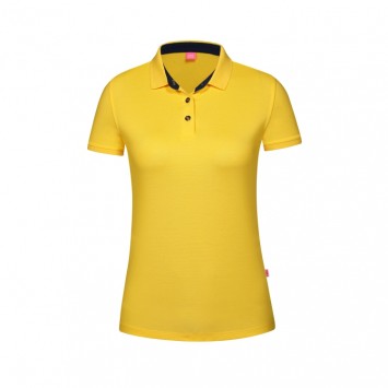 PZT6882B#女款棉涤细珠翻领200克