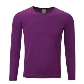 TJH001#男款圆领速干长袖