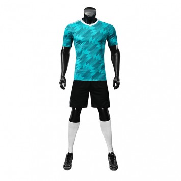 SXBJT842/848#光板足球服德国主场白色/客场绿色套装