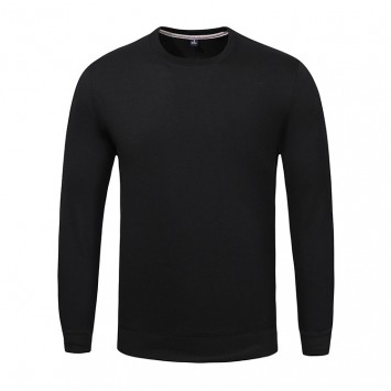 WJH023#毛圈圆领长袖卫衣