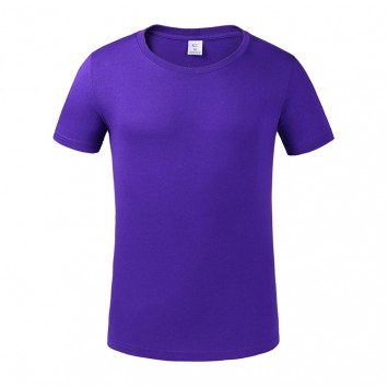 THL1001#精梳棉圆领短袖T恤衫