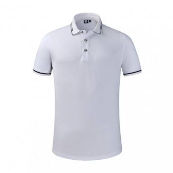 PHL9878#拉架珠地翻领短袖POLO衫