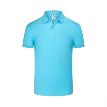 PTS089#纯棉冰爽珠地翻领