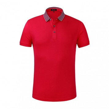 PHL6023#丝光棉翻领短袖POLO衫