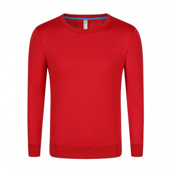 WWH8001#抓绒复合太空棉圆领套头卫衣