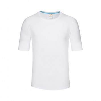 TTS712#莫代尔五分袖圆领