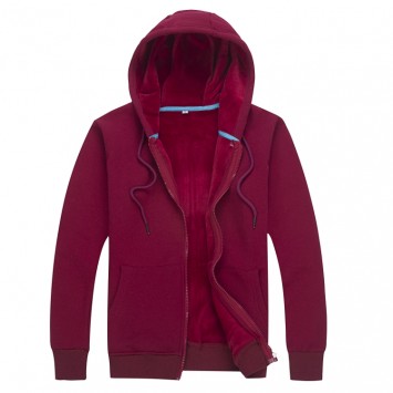 WZT805#拉链连帽卫衣不倒绒400克