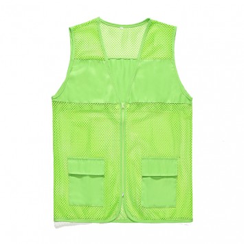 TXXSK1805#制服呢大网眼口袋马甲