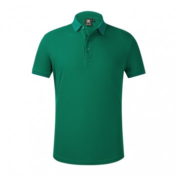 PHL9588#竹离子丝光棉翻领短袖