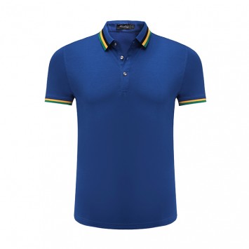 PHL6118#天丝平纹翻领短袖POLO衫