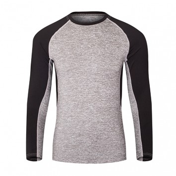 YLD1005#圆领长袖训练紧身衣