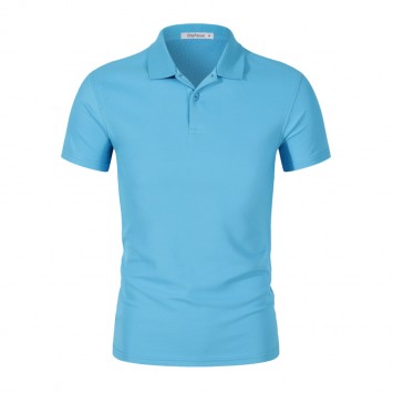 PCF559#奥代尔棉双纱珠地翻领短袖