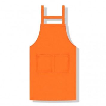 PTS811#水蜜桃纯色围裙