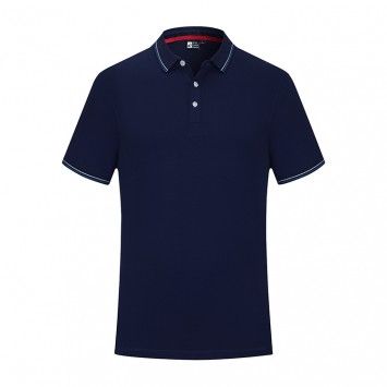 MLD2758#欧根棉翻领短袖Polo衫