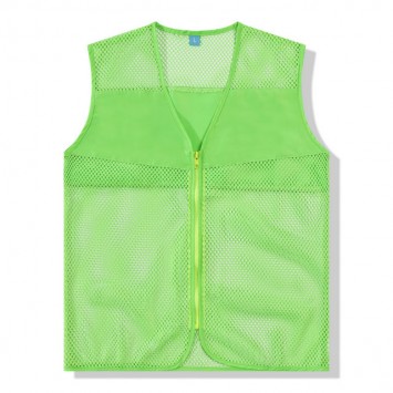 WHVM023#聚酯纤维无口袋网布马甲