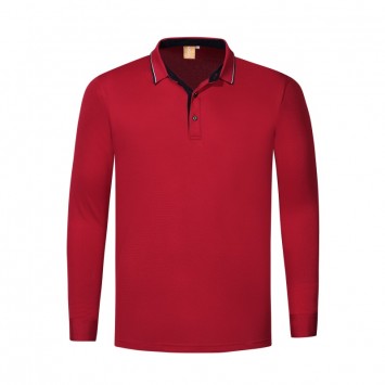 PTS681#高尔夫长袖POLO