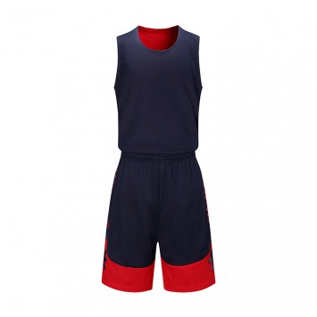 YJY1719#儿童款双面篮球服套装