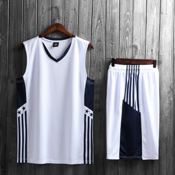 SXGJ2206#儿童款篮球服双口袋套装