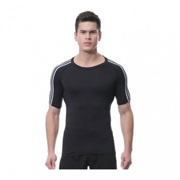 SXBJT357#男款黑色运动紧身衣