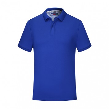 XBHD9018#珠地棉翻领短袖POLO衫