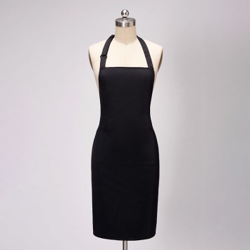 WFS7312#制服呢挂脖围裙