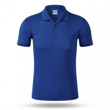 PCF132#200克丝光棉纯色翻领POLO衫