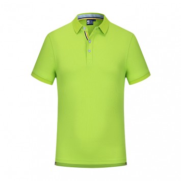 MLD1907#铜氨珠地翻领短袖