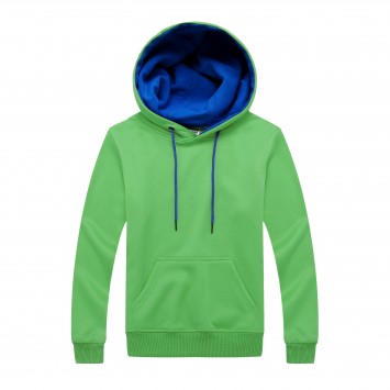 WFSH515#撞色韩版带帽套头卫衣