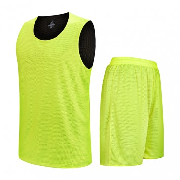 YLD8300T#儿童款蝴蝶网透气双面穿篮球服