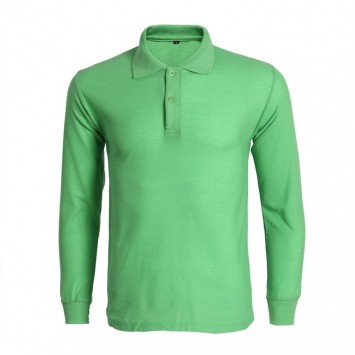 PTS02#长袖健康棉翻领