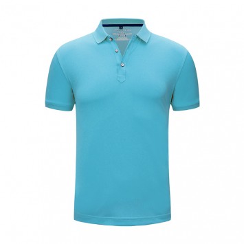 MJYP2858#纯色亚麻珠地POLO