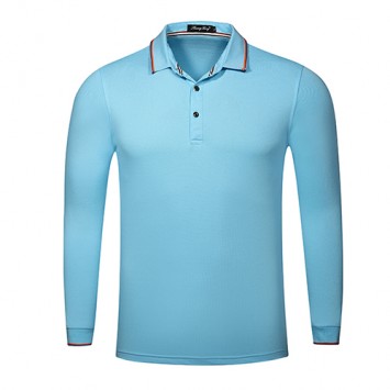 PSH5859#纯棉陶瓷纺长袖翻领