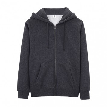 ZDBYB0018#抓绒带帽拉链卫衣衫