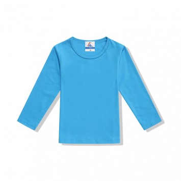 TLW3220#童款200克莱卡精梳圆领长袖