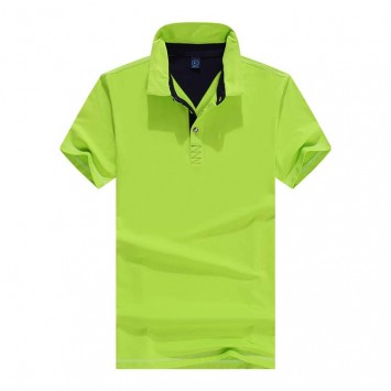 PZR904#40支冰瓷棉翻领短袖