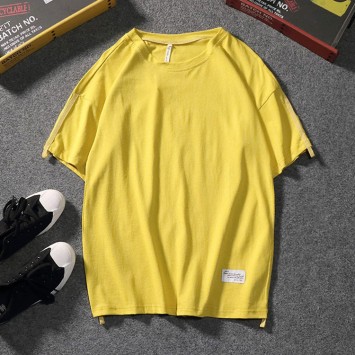 CPM017#纯棉面料时尚圆领T恤衫