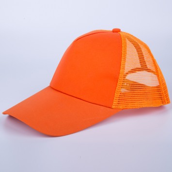 HBZM M2#涤网七孔调节扣广告帽子