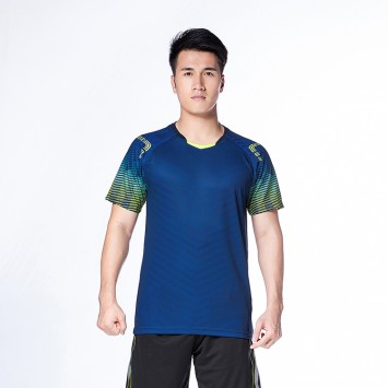 LDS1909#乒羽服上衣圆领插肩t恤