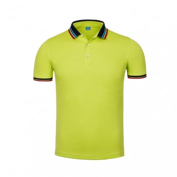 PZT5801#天丝棉短袖翻领POLO衫200克