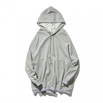 WCP3901#纯棉面料纯色连帽套头卫衣