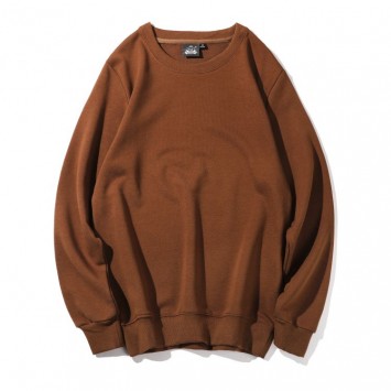 HXW3500#400g双面纯棉圆领毛圈卫衣