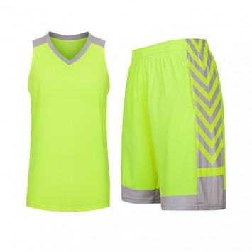 YWD1876#路人王双侧袋篮球服套装