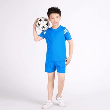 SXBJT135#涤纶面料儿童跑步服套装