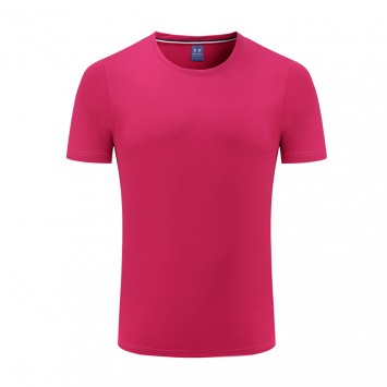 THL8002#航天丝圆领短袖T恤