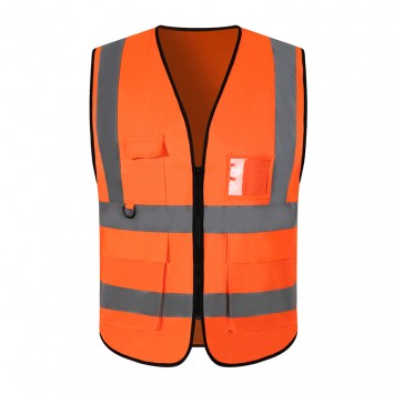 WHRF012B#带环燕尾反光马甲