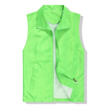 WHVM005#328复合双层拉链马甲