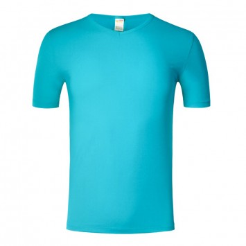 TTS066#莫代尔V领短袖