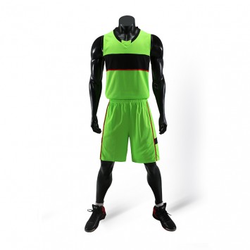 YJY1720#成人款双面篮球服套装